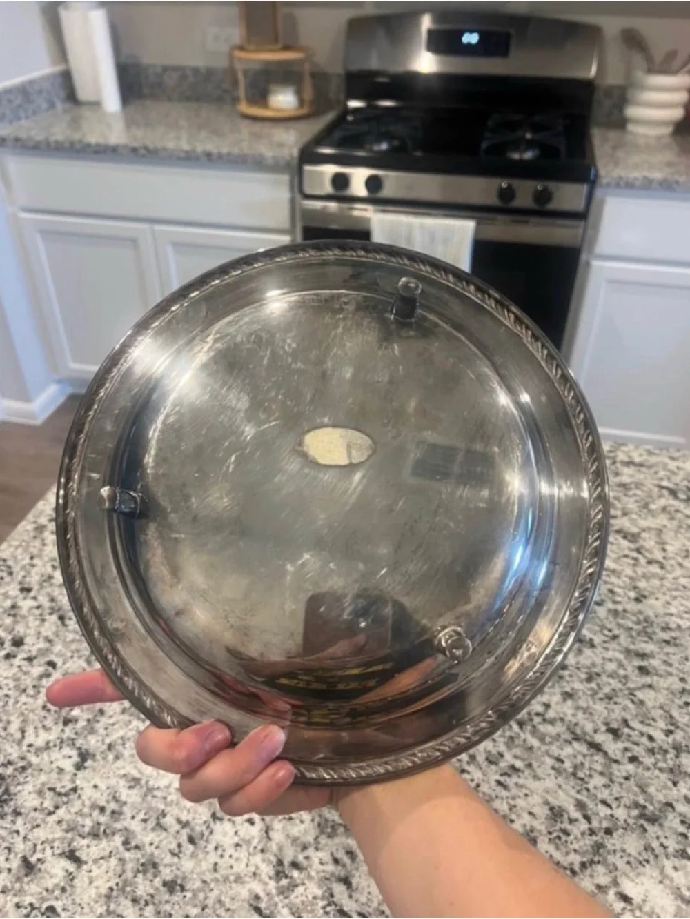 Cottagecore Metal Decorative Tray